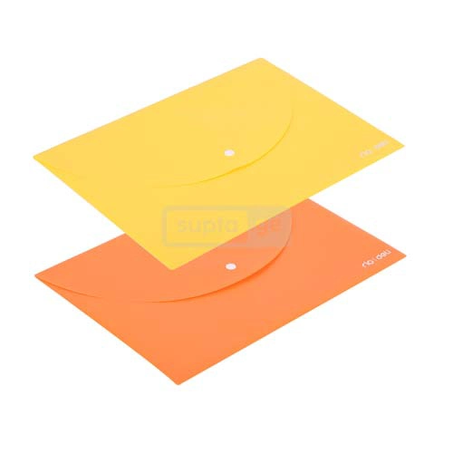 DELI-დელი RIO A4 პლასტიკური საქაღალდე ღილაკით No.38131